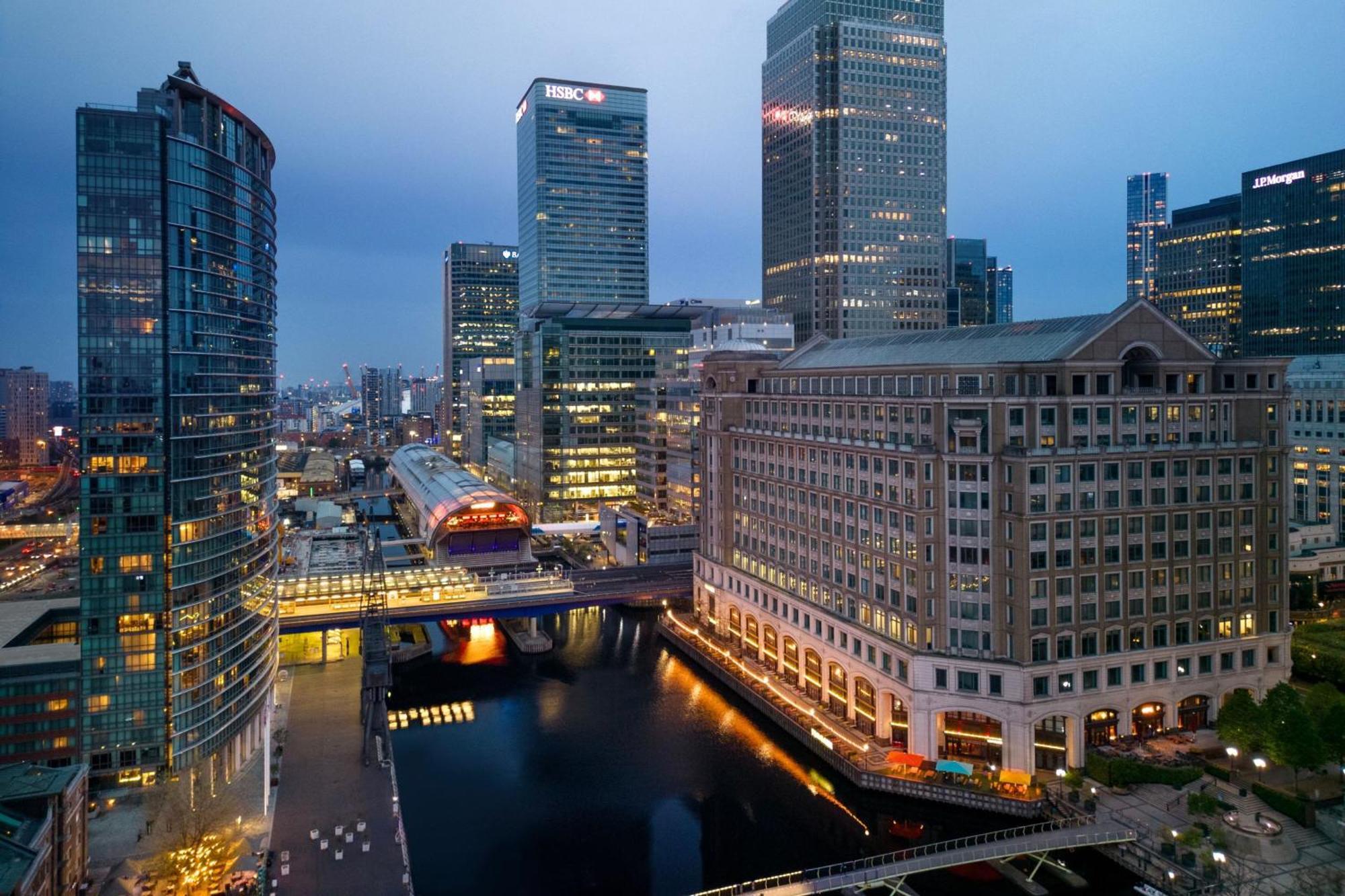 London Marriott Hotel Canary Wharf Exteriér fotografie Canary Wharf